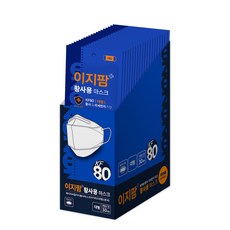 ezPharm 황사 미세먼지 마스크 대형 KF80, 1개입, 30개, 흰색
