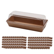 PACKAGE HERO 牛皮紙餐盒+蓋子組 6號, 100件, 1個