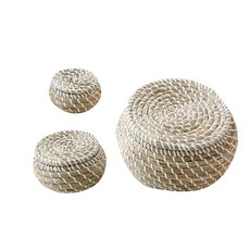 Market B BELY 手工收納盒三件套 BM25034, 自然原色, 1組