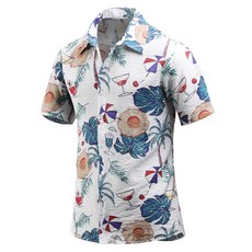 DAKUANG 男款印花圖案短袖襯衫 C06D14_sp2093