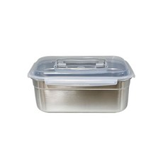 ALL POOM LoCK 長方形便攜密閉容器 2 號淺灰色, 3000毫升, 1個