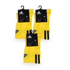 adidas 愛迪達 Santos足球襪 CV8104 3雙, 黃色+黑色