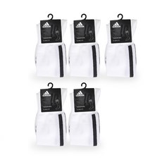 adidas 愛迪達 Santos足球襪 CV8094 5入, 白色 黑色