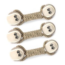 PASTEL PET 混線啞鈴玩具 6 x 21 厘米, 混色, 3個