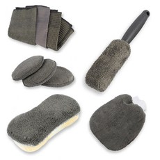 NINOC 洗車手套擦車巾9件組, 1套