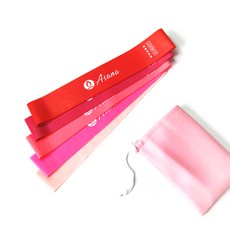 아사나 써클 라텍스 요가 루프밴드 5레벨 세트 + 파우치, Lv1, Lv2, Lv3, Lv4, Lv5, 1개