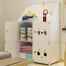 GAPANG 表情符號組裝式衣櫃 N款, 白色