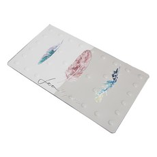 JH Company 凹凸防滑浴室地墊, 羽毛