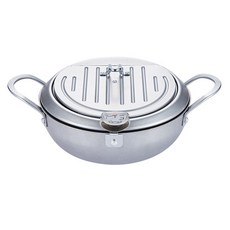 Attic&Base IH電磁爐適用雙耳不鏽鋼湯鍋+鍋蓋, 24厘米, 單色