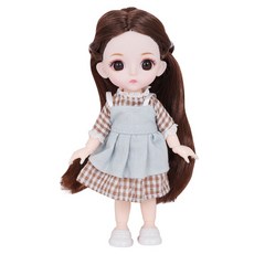 迷你國民休閒球形關節娃娃 A2, 棕色的