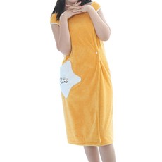 콩 케이리빙홈 사이드스타 샤워가운 S, 옐로우, 1개