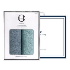 Songwol 松月 30支棉紗毛巾 150g 2入+提袋, 隨機出貨, 1組