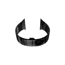 VICHELLE Apple Watch 3/4/5 長方金屬錶帶 (相容42/44mm), 黑色, 1個