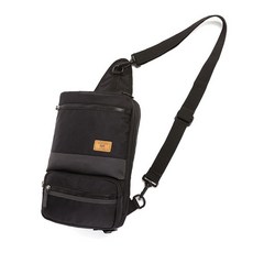 EVERLAST 吊帶斜背包, 黑色的