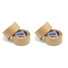 Ecoand 牛皮紙可整箱回收膠帶 50mm x 40m, 素色, 4個