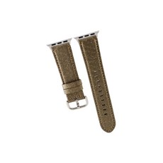비쉐르 애플워치 3/4/5 펄페이퍼 레더 밴드 (42/44mm 호환 가능), 카키, 1세트