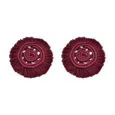 Ants 咖啡廳感性風科斯塔杯墊 2入, 紅色