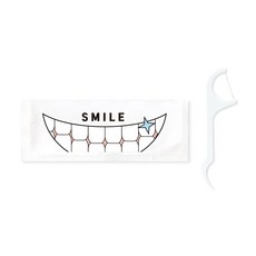 基本設計成人用牙線棒 1 03 Color SMILE, 150件, 1個