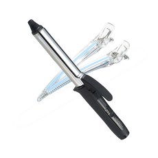 CREATE 鈦金屬 Curling Mirror 專業用髮型造型器 24mm + Takara 髮夾 2入組, 混合顏色, Curling Mirror 24