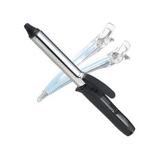 CREATE 鈦金捲髮鏡 專業用美髮造型器 32mm + Takara 髮夾 2入組, 捲髮鏡32, 混合色 + 隨機出貨