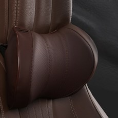 URBAN CAR 車用記憶棉頸枕, 棕色, 2個