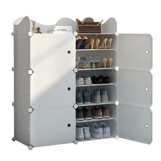 GAPANG 輕巧好看的鞋架架 P 白色, 1個