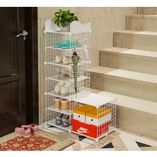 Gapang窄入口鞋櫃7步白色, 1個