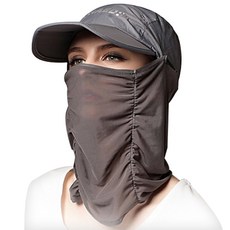 攜帶式防曬帽, 灰色的