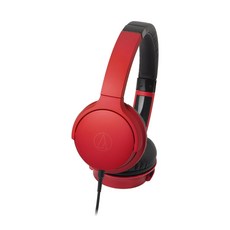 audio-technica 鐵三角 Sound Reality 貼耳式高分辨率耳機, 紅色的, ATH-AR3iS