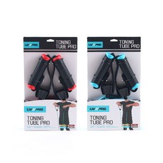 리브프로 일자형 튜빙밴드 2종 세트, LIGHT(블루), MEDIUM(레드), 1개