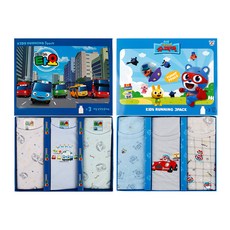 CL STORY 泰路可愛小巴士超人傑克男孩童純棉背心 6入