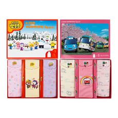 CL STORY Pororo女孩童背心+泰路可愛小巴士背心6入組