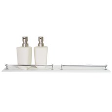 人造大理石一字型壁架, 白色的