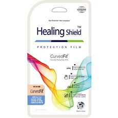 Healing Shield 曲面貼合手機LCD保護貼 2入+手機機背保護貼, 1套