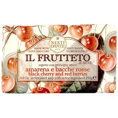 NESTI DANTE 那是堤 Soap Il Fruteto 黑櫻桃和紅莓, 250g, 1個