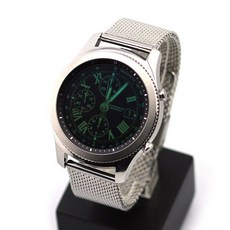 Galaxy Classic 錶帶 GS3ME11 (相容45/46mm) + 彈簧棒 2p + 替換工具, 銀色, 1套