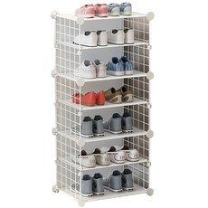 GAPANG 塑料入口鞋櫃 E 白色, 1個