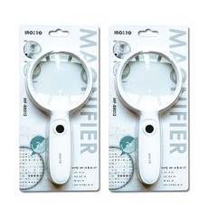 Inote 2倍LED放大鏡 90mm MF-88012, 2個