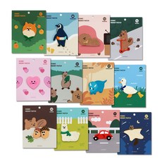 아이코닉 메리 패치 12종 세트, 1세트, 혼합색상