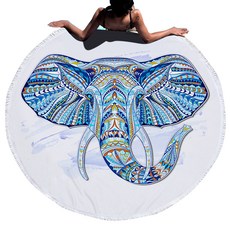 Kong K Items 圓形沙灘巾 C款, 2, 1個