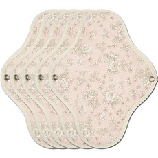 위즐리 면생리대 핑크플라워, 중형, 1개입, 5개