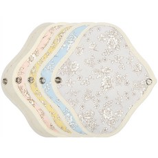 WIZLLY 布衛生棉 無防水 顏色隨機, 迷你, 1入, 5個