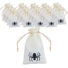 도나앤데코 할로윈 마주머니, 화이트, 20개