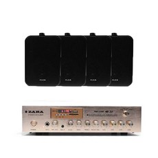 4채널 앰프 + 스피커 블랙 4p, 앰프(MK-120B), 스피커(JLB-60S)