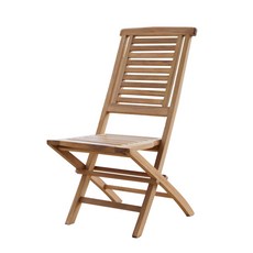 베스트리빙 티크 햅턴 접이식 의자, 내츄럴, 1개