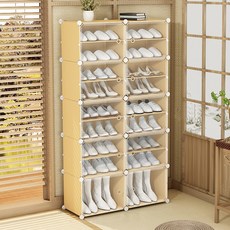 GAPANG Interior整潔鞋櫃實木色9層J, 1個