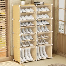 GAPANG Interior整潔鞋櫃，實木色7層I, 1個