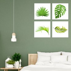 MISO eYe 免釘版畫相框四件組 棕櫚樹, 混合顏色