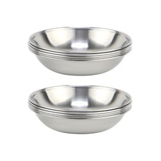 營業用不鏽鋼霧面高腳小菜碟 4號, 1套, 碟子 10入