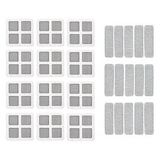 OON 紗窗修補紗布 方形 12入+長方形 15入組, 1組